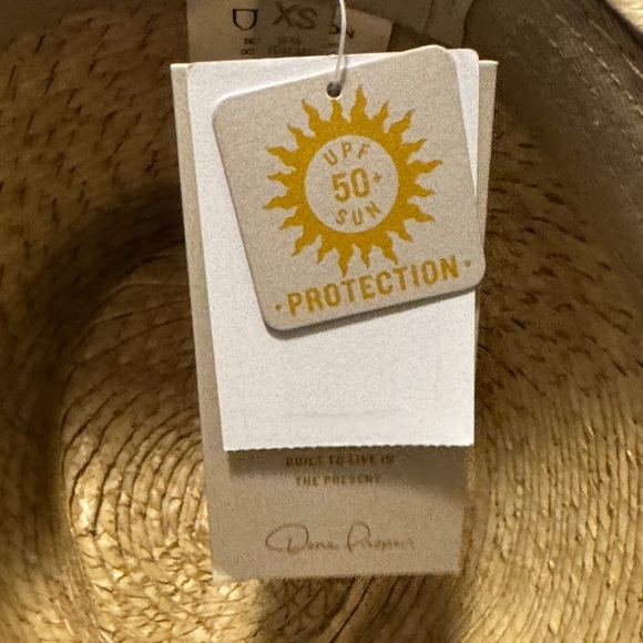 Brixton Natural Straw Hat with Tan Band